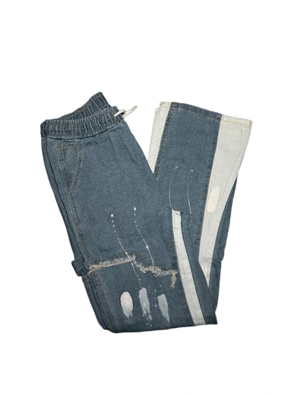 Straight Flare Jeans - Blue