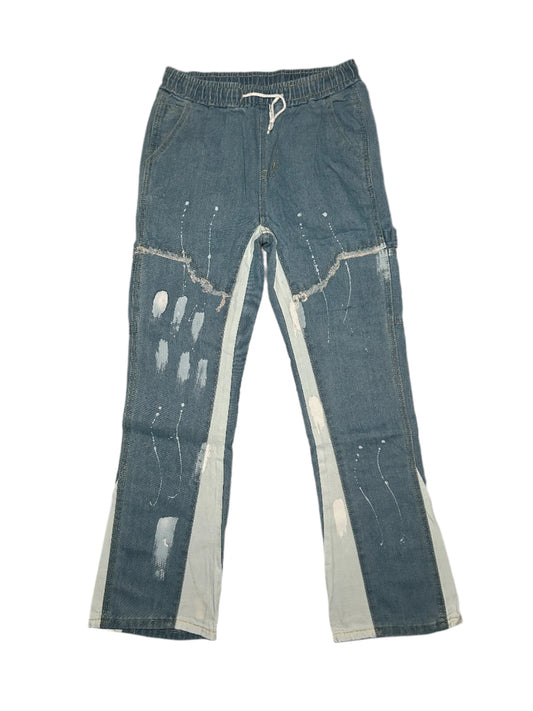 Straight Flare Jeans - Blue